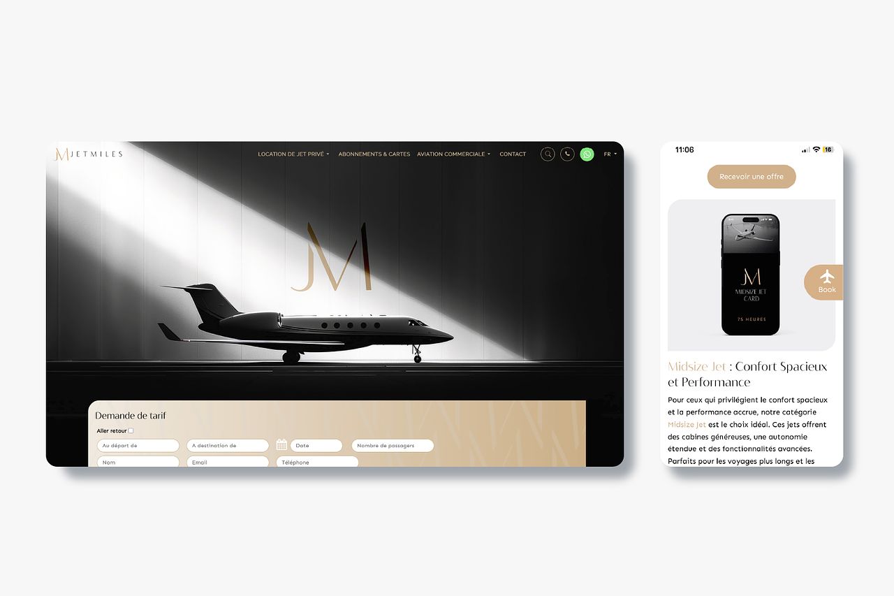 Webdesign Jetmiles