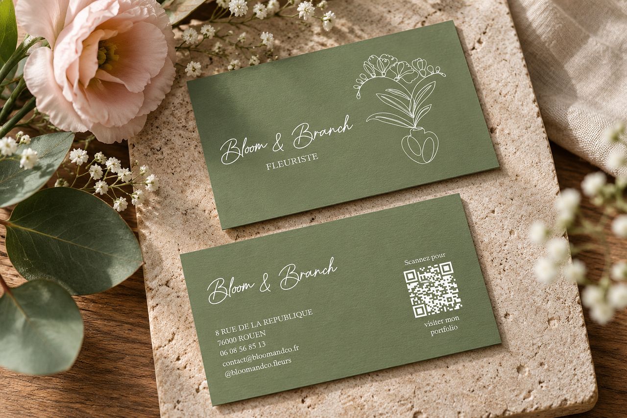 Carte de visite Fleuriste