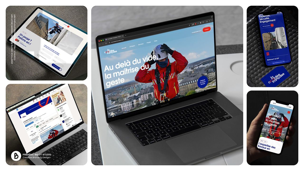 La Cordée Française | Webdesign