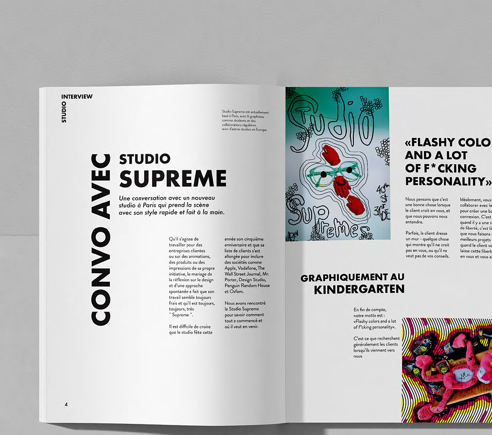 Mise en page - magazine