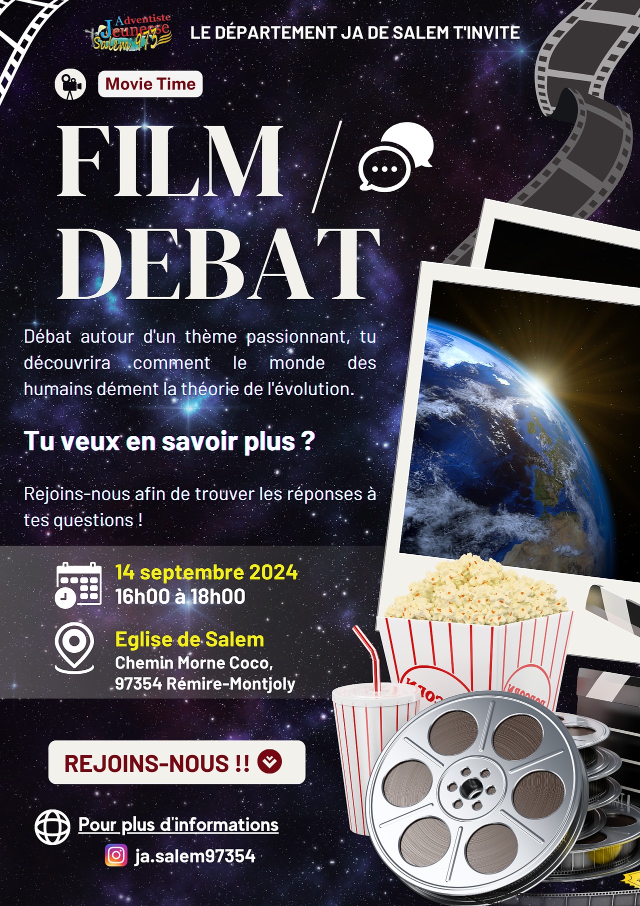 Affiche soirée film