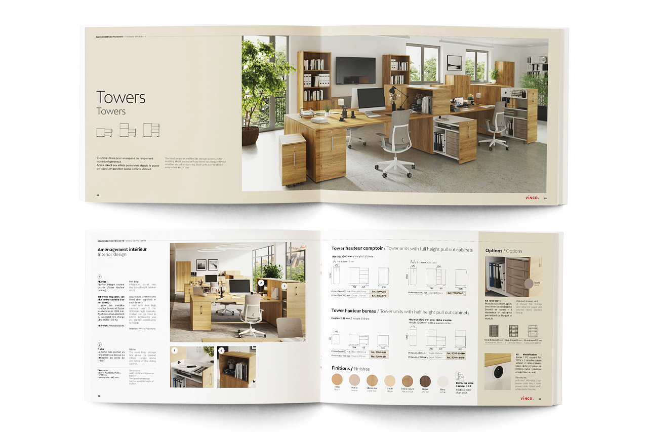 Catalogue produits - Mobilier de bureau