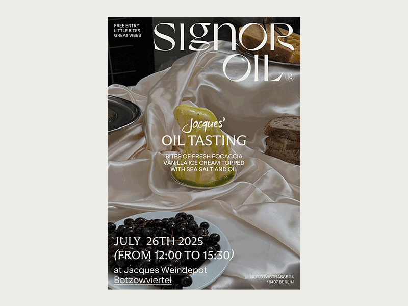 Signor Oil | Affiche