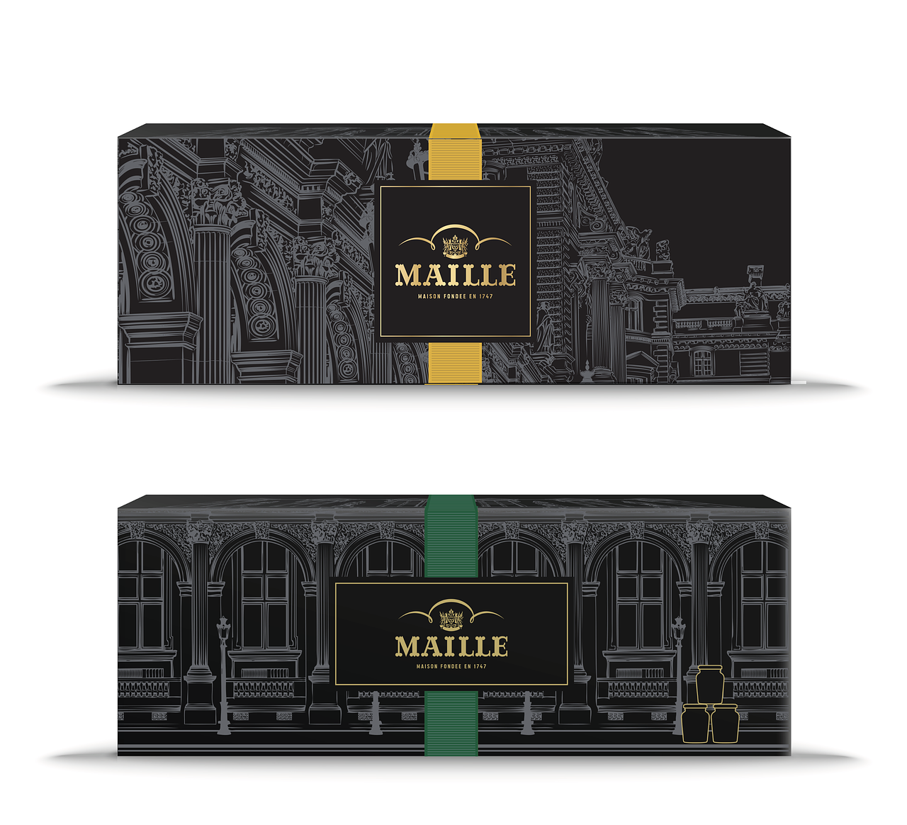 Coffret Moutarde " Paris " - Maison Maille