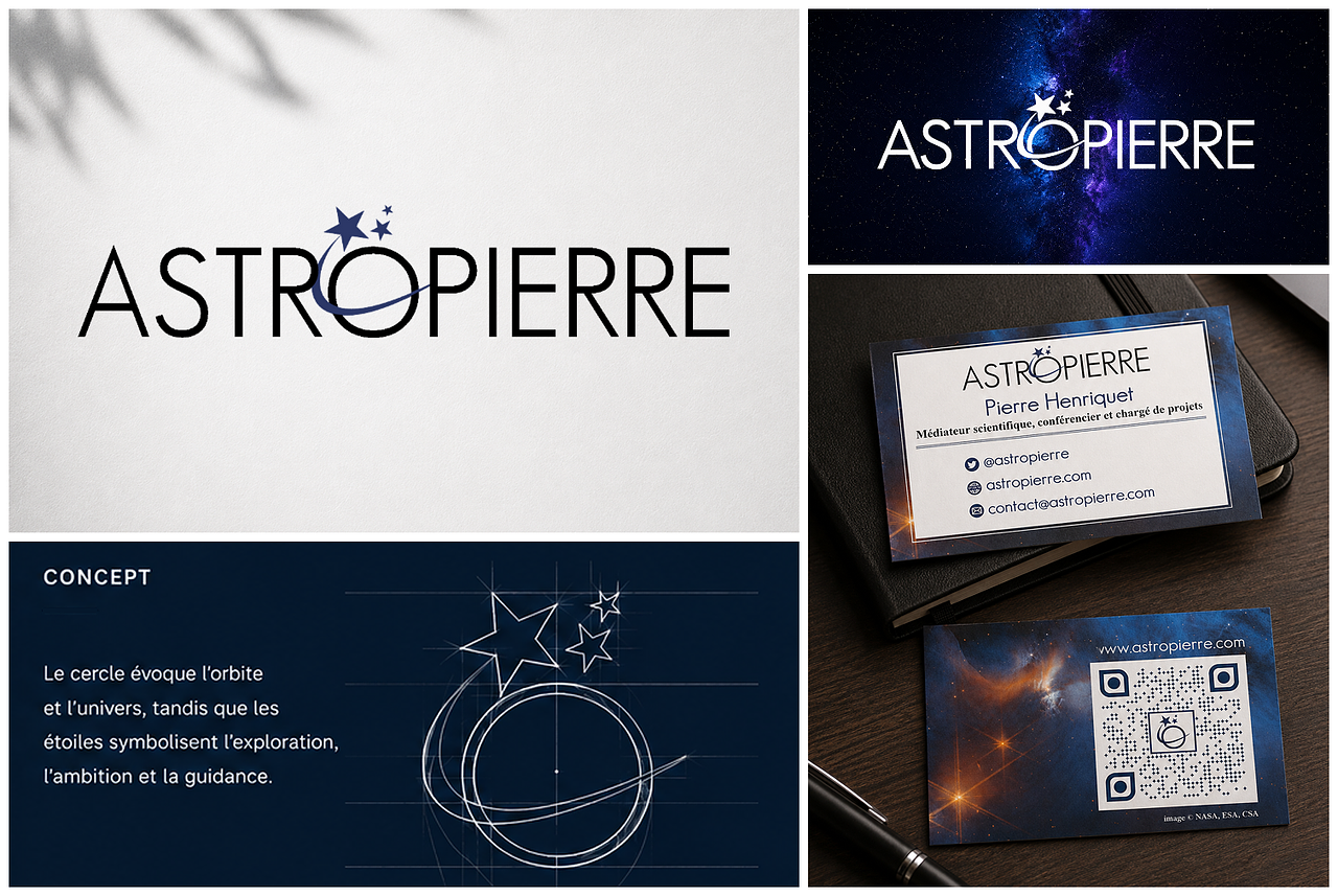 Astropierre – Identité visuelle