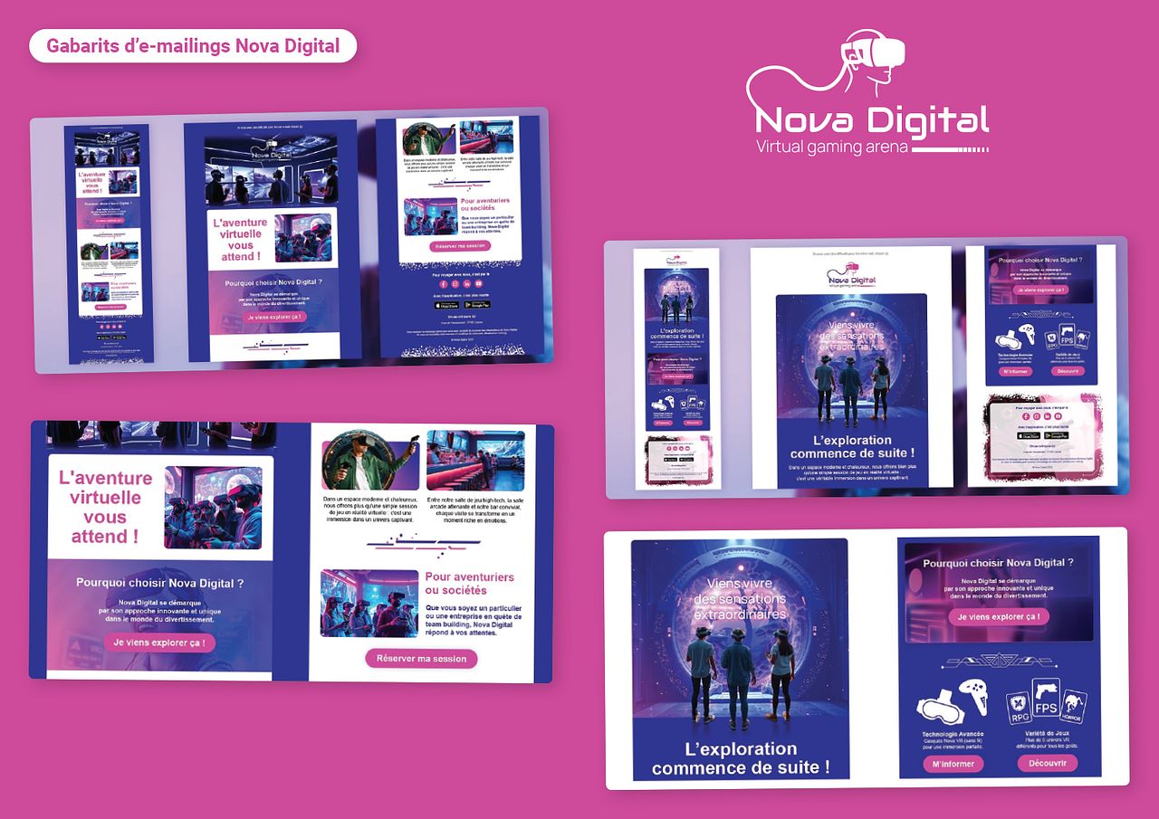 Gabarits e-mailing de Nova Digital