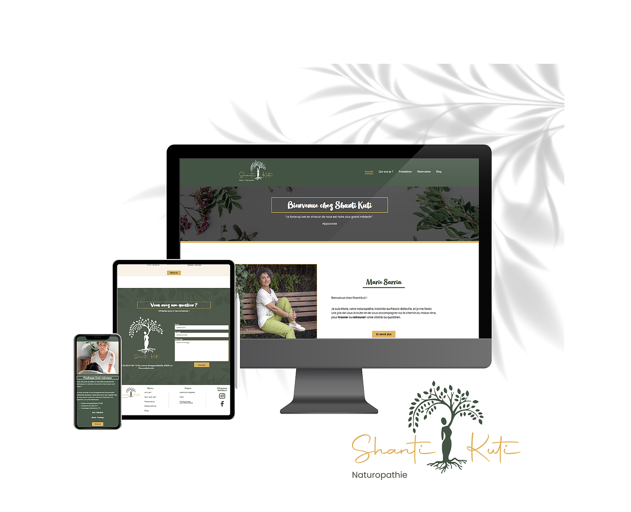 Refonte site web - ShantiKuti