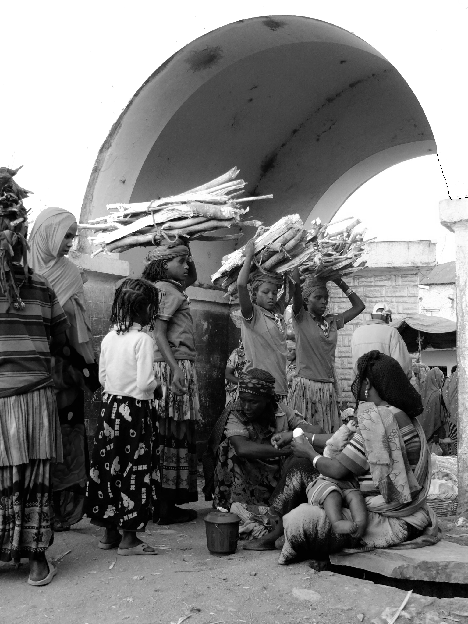 Jeunes filles au bois