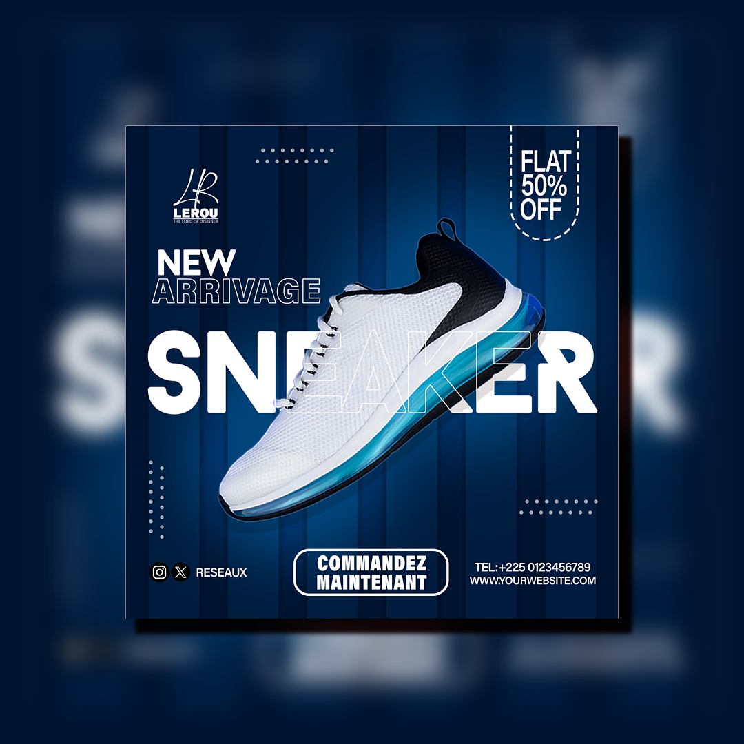 Sneaker social média
