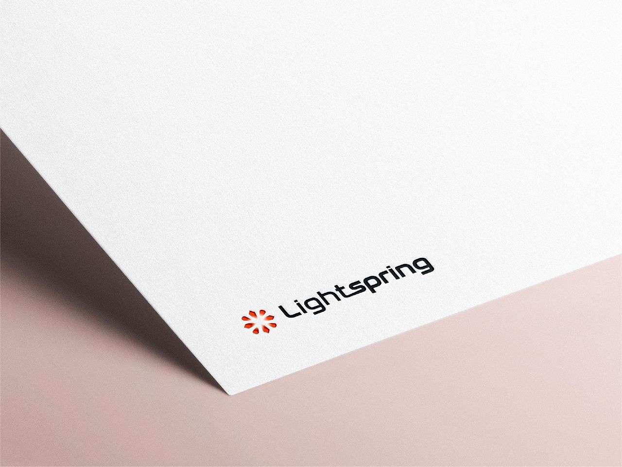 Logo principal start up Lightspring