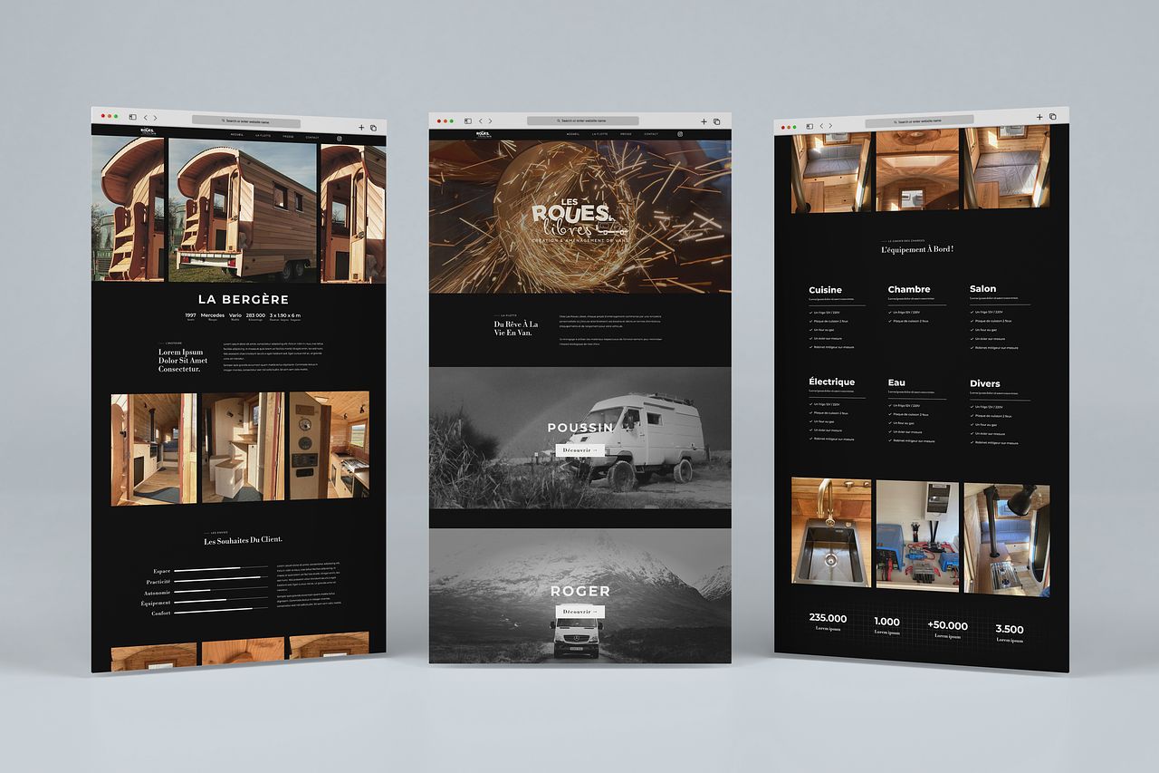 Site internet - Les Roues Libres