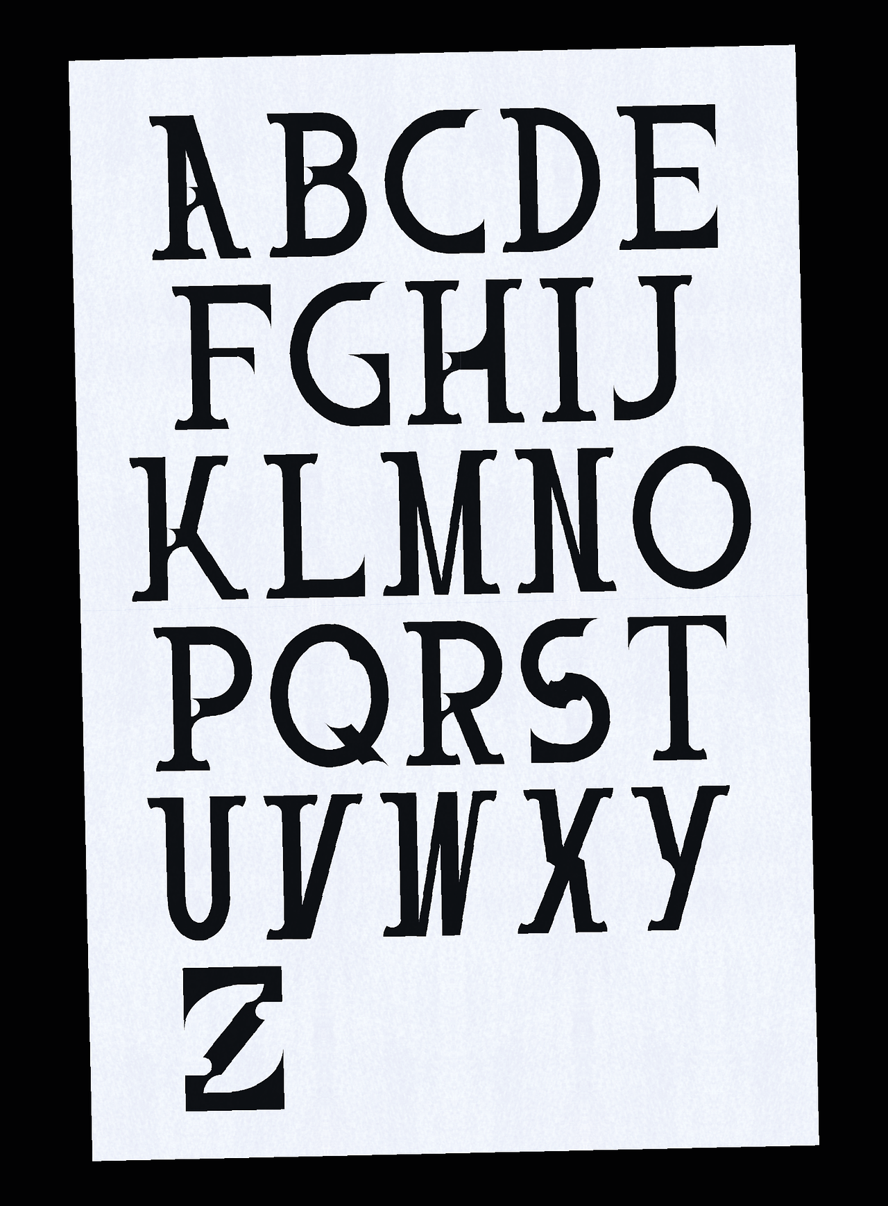 Typographie N°1