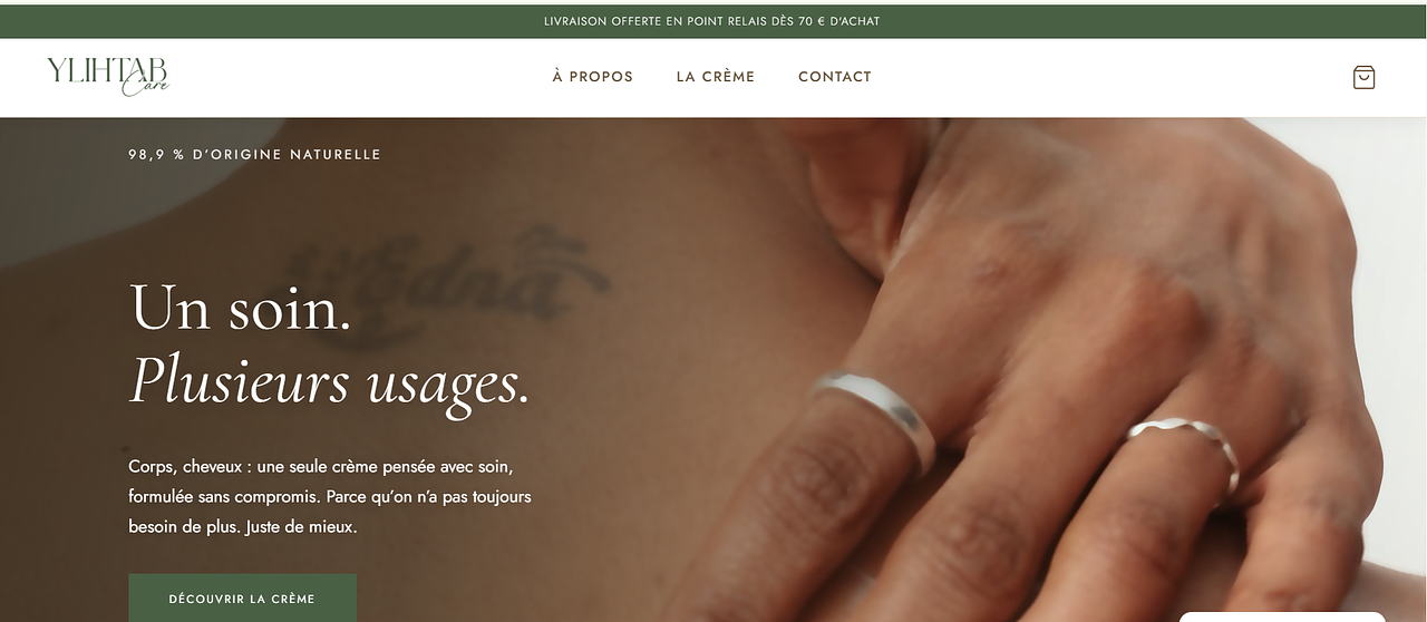 Site web Ylihtabcare