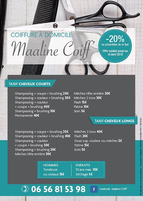 Flyer - Coiffeuse