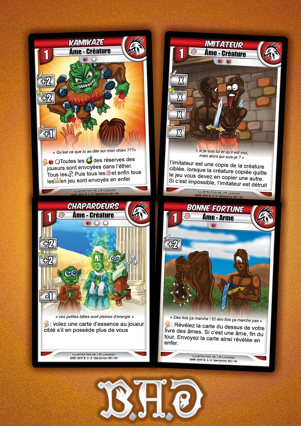 Cartes pour un jeu (Jeu de cartes à collectionner)