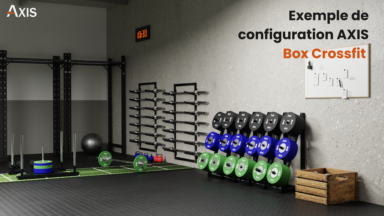 Rendu 3D produit fitness - mise en situation