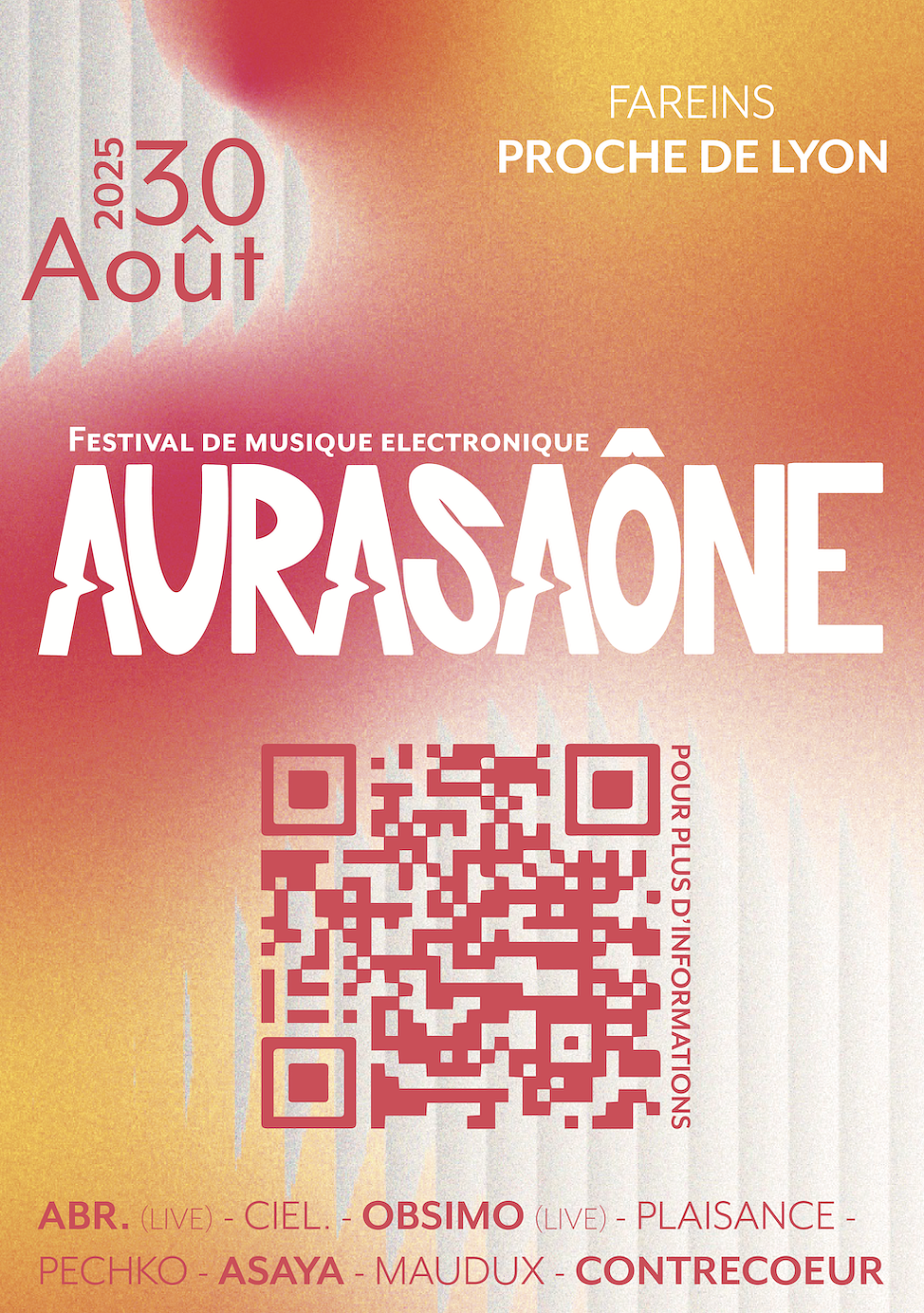 Flyer AuraSaône Festival 2e Edition