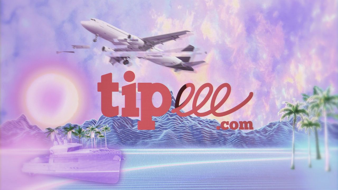 Animation de Logo Tipeee Vaporwave
