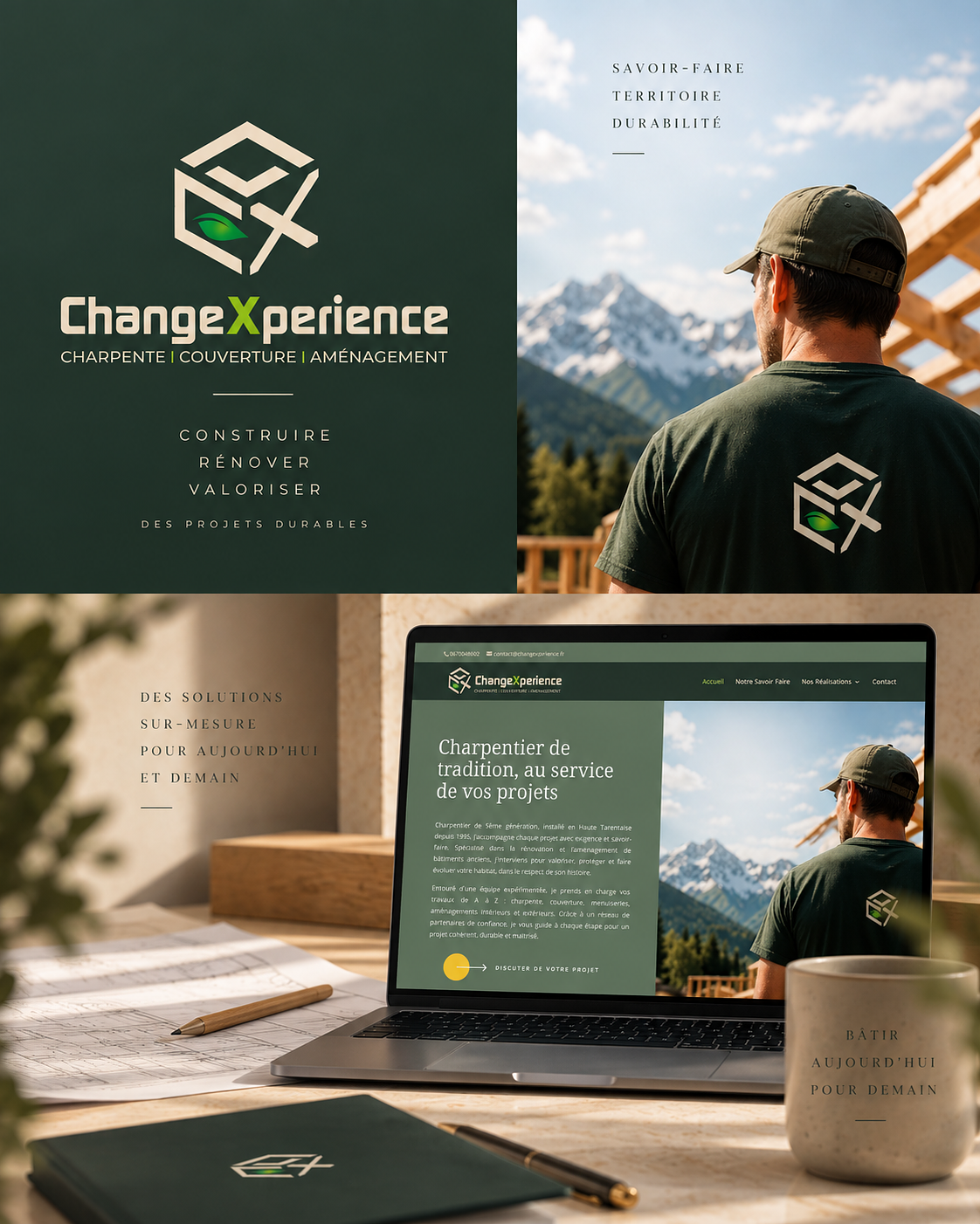 Identité de marque & site internet – ChangeXperien