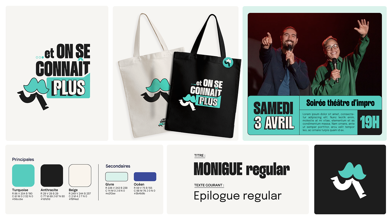 Identité visuelle d'une compagnie de théâtre