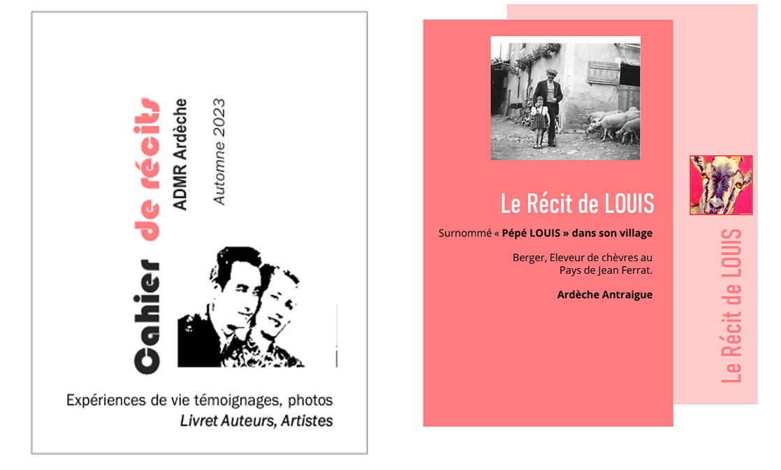 Cahier de récits - Edition ADMR