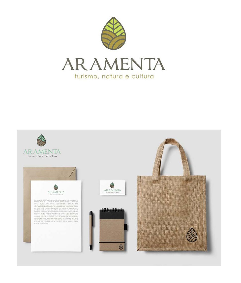 Identité visuelle & papeterie — Aramenta