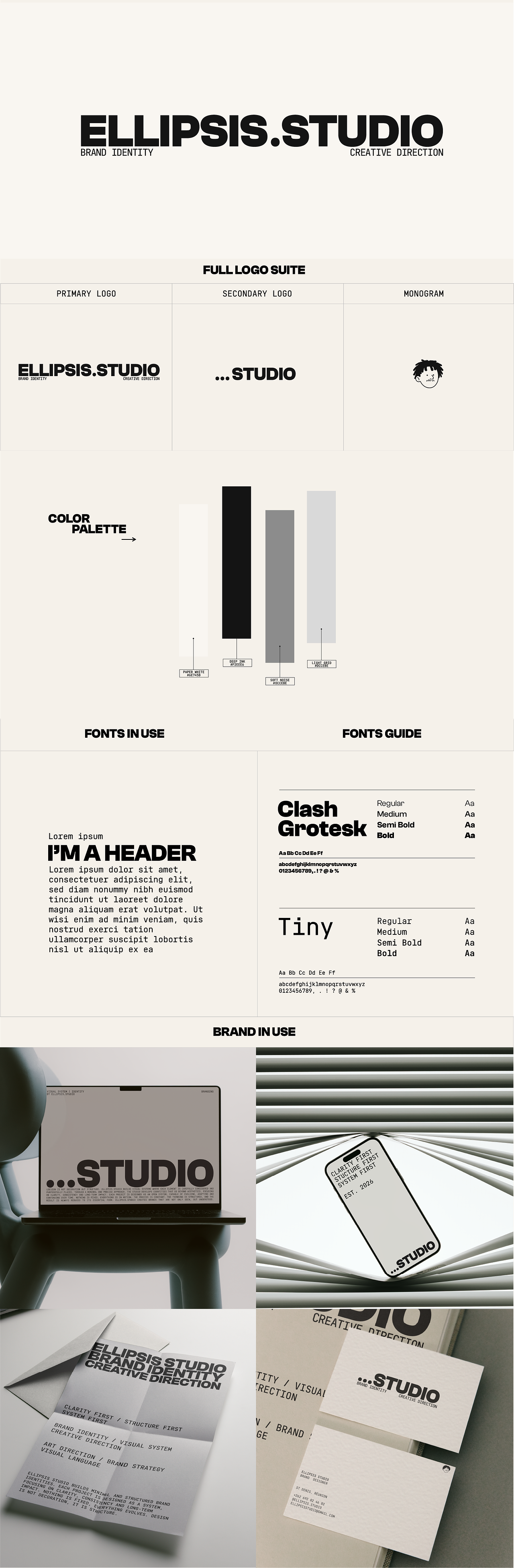 Ellipsis.Studio - Identité visuelle