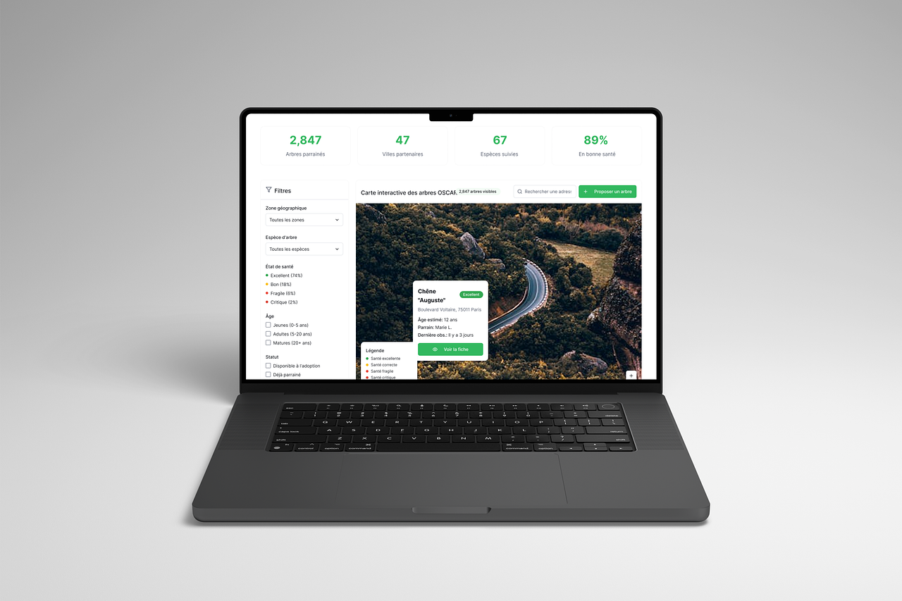 UX design site cartographie