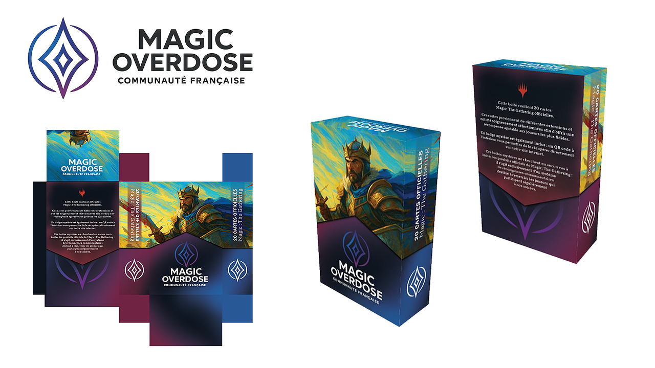 Packaging pour un set de carte