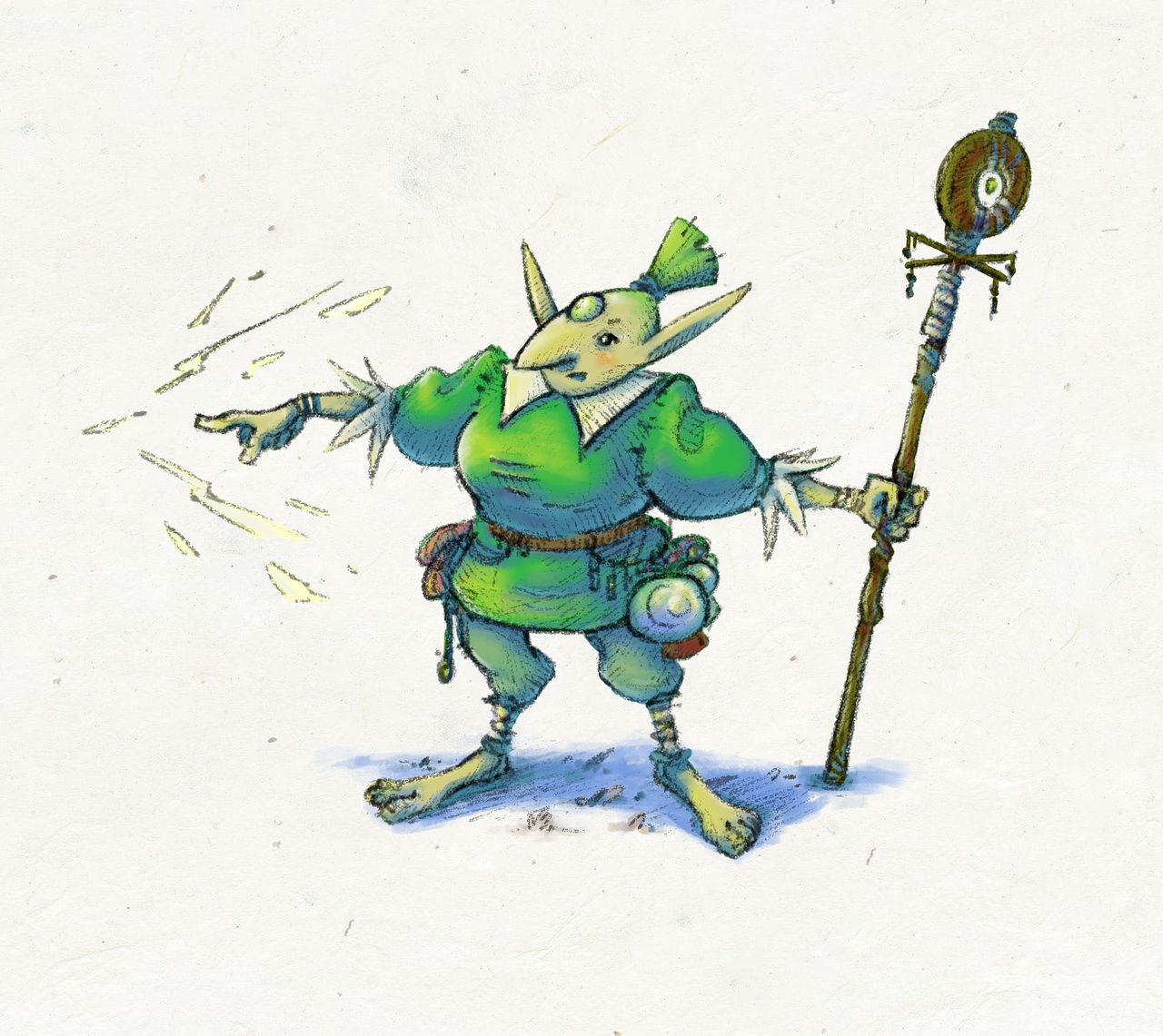 Bo Badi Bamp Houdi Bo, sorcière aux courtes pattes