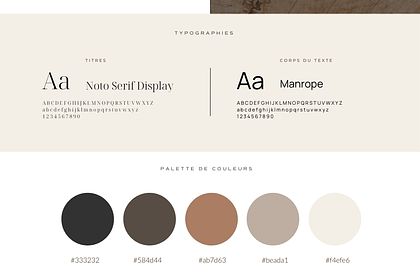 Identité visuelle menuiserie artisanale