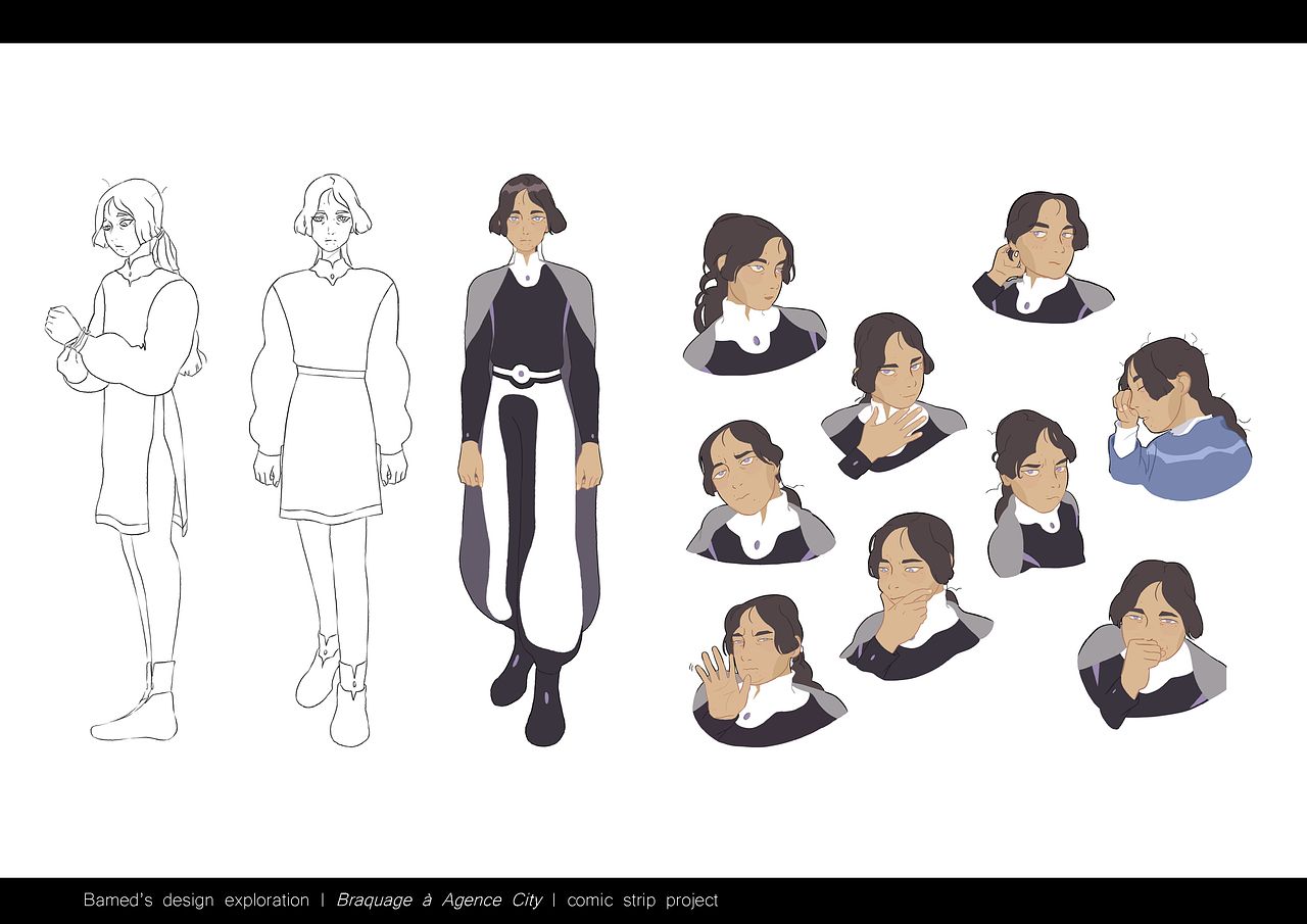 Character design - Bamed