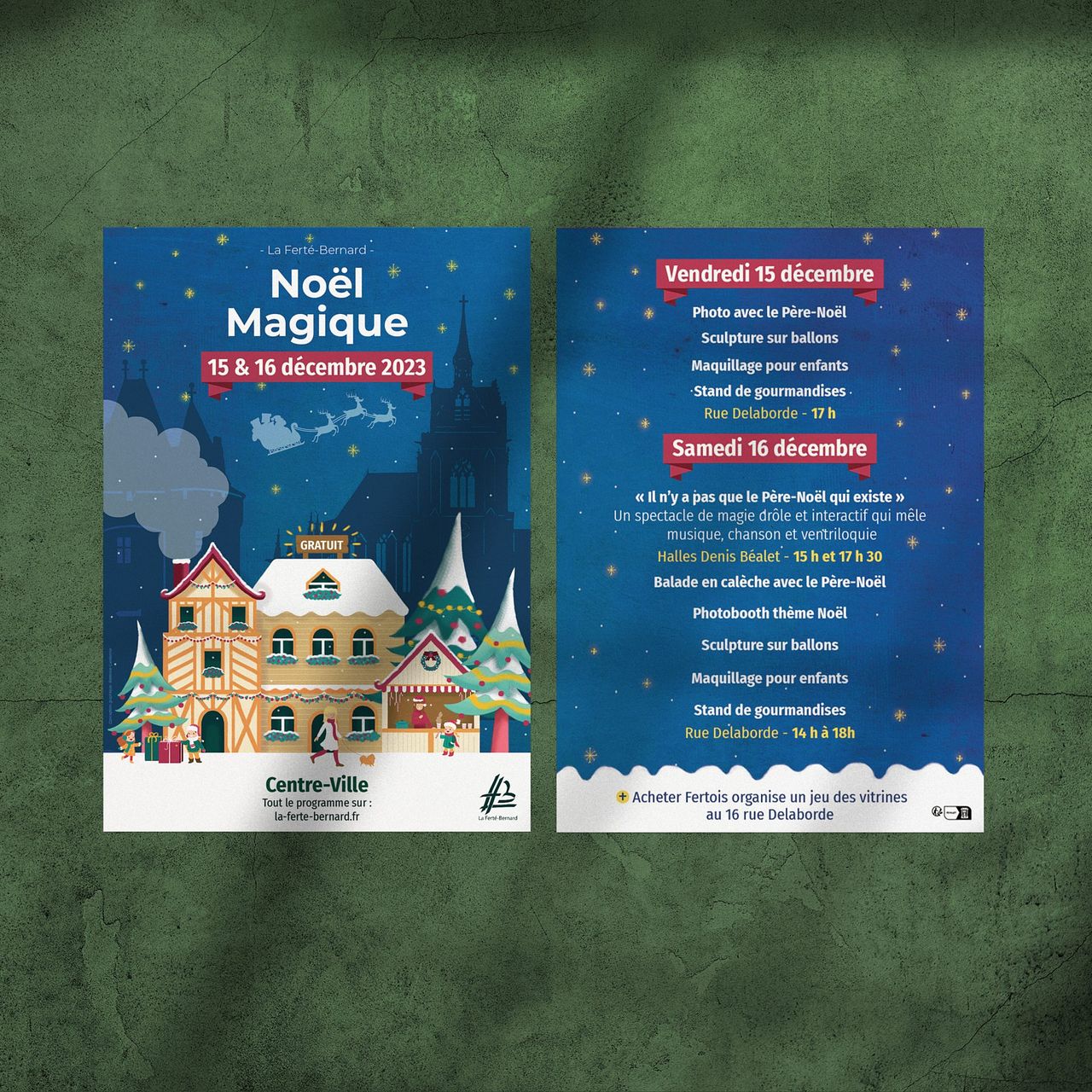 Flyer programme Noel Magique
