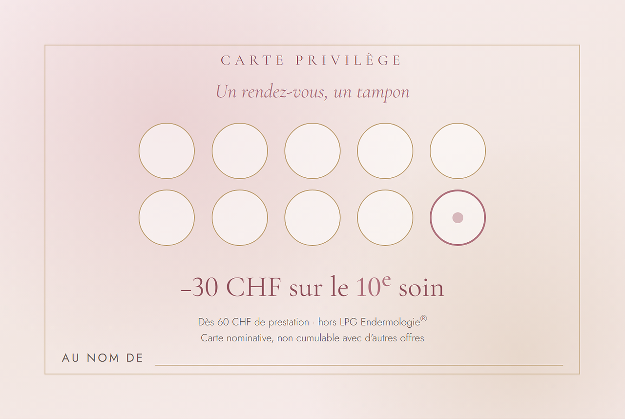Beauty Suite — carte de fidélité