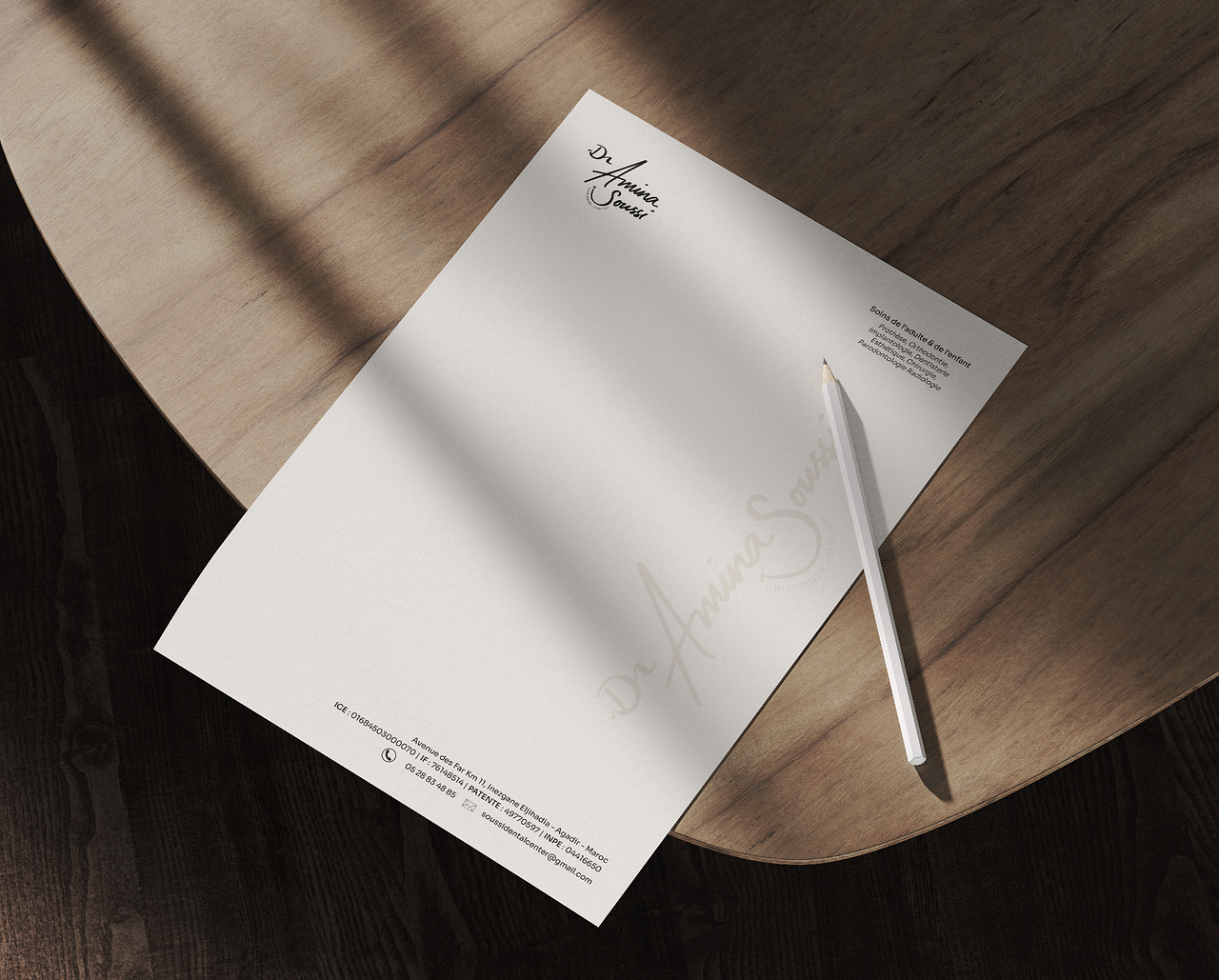 Papier en-tête - chirurgien dentiste