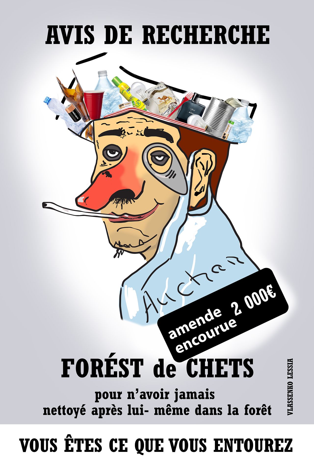 Affiche pollution
