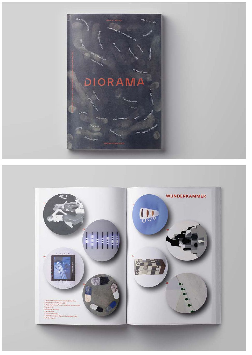 Mise en page éditoriale — Diorama Magazine
