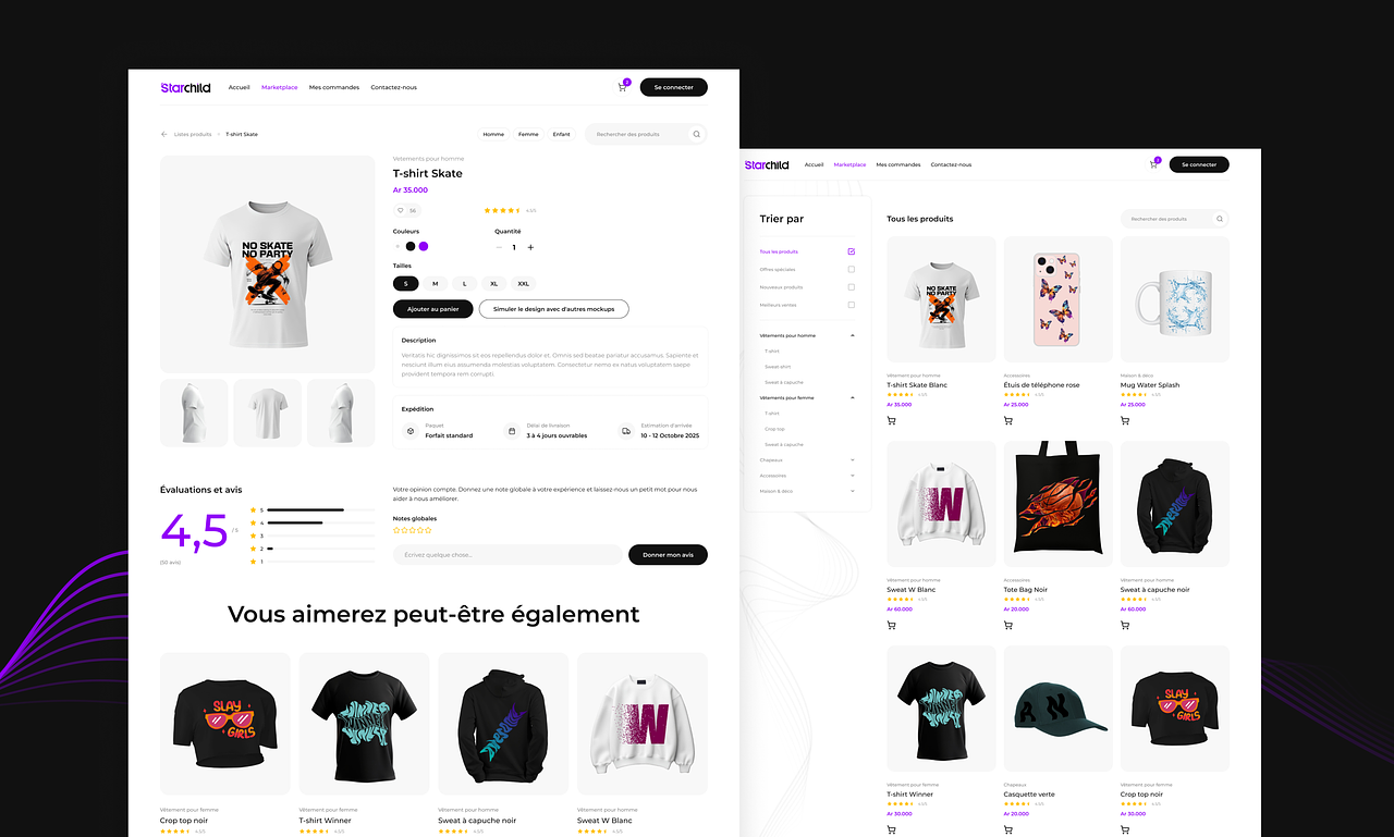 Starchild - Website Design