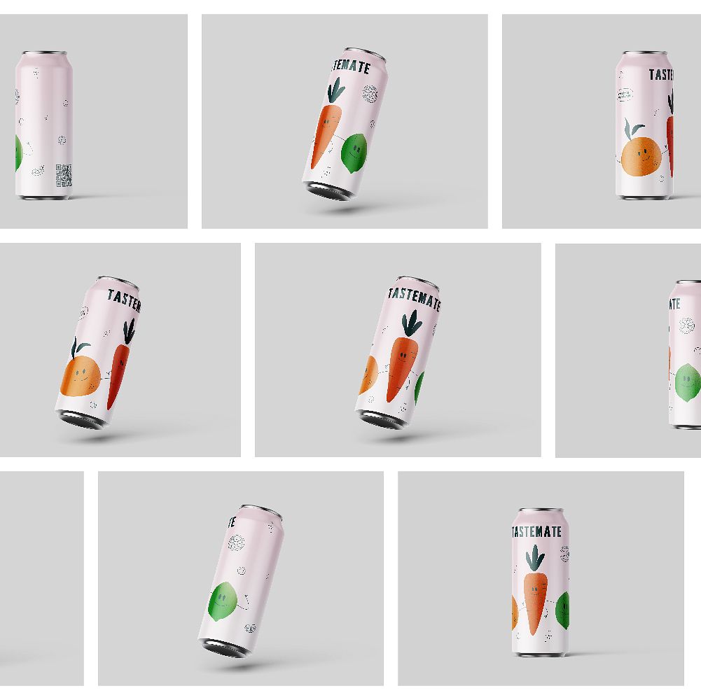 Tastemate- Branding et packaging d'une boisson