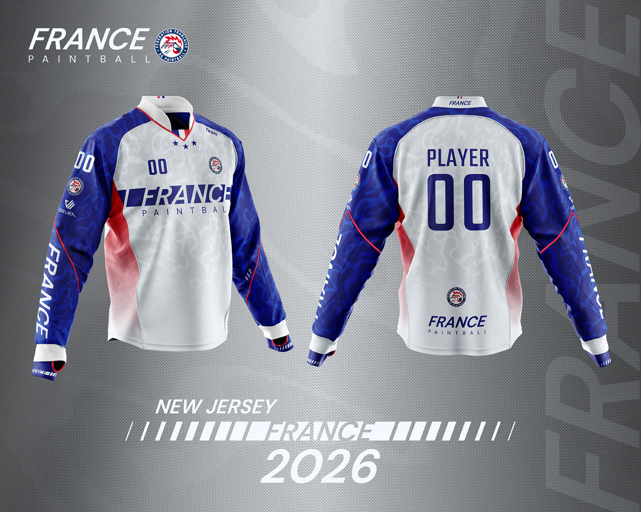 Réalisation Jersey 2026 France Paintball
