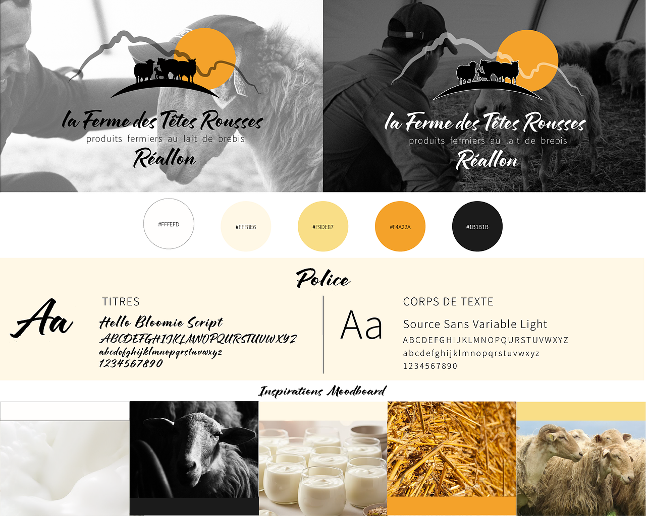 Branding – La Ferme des Têtes Rousses