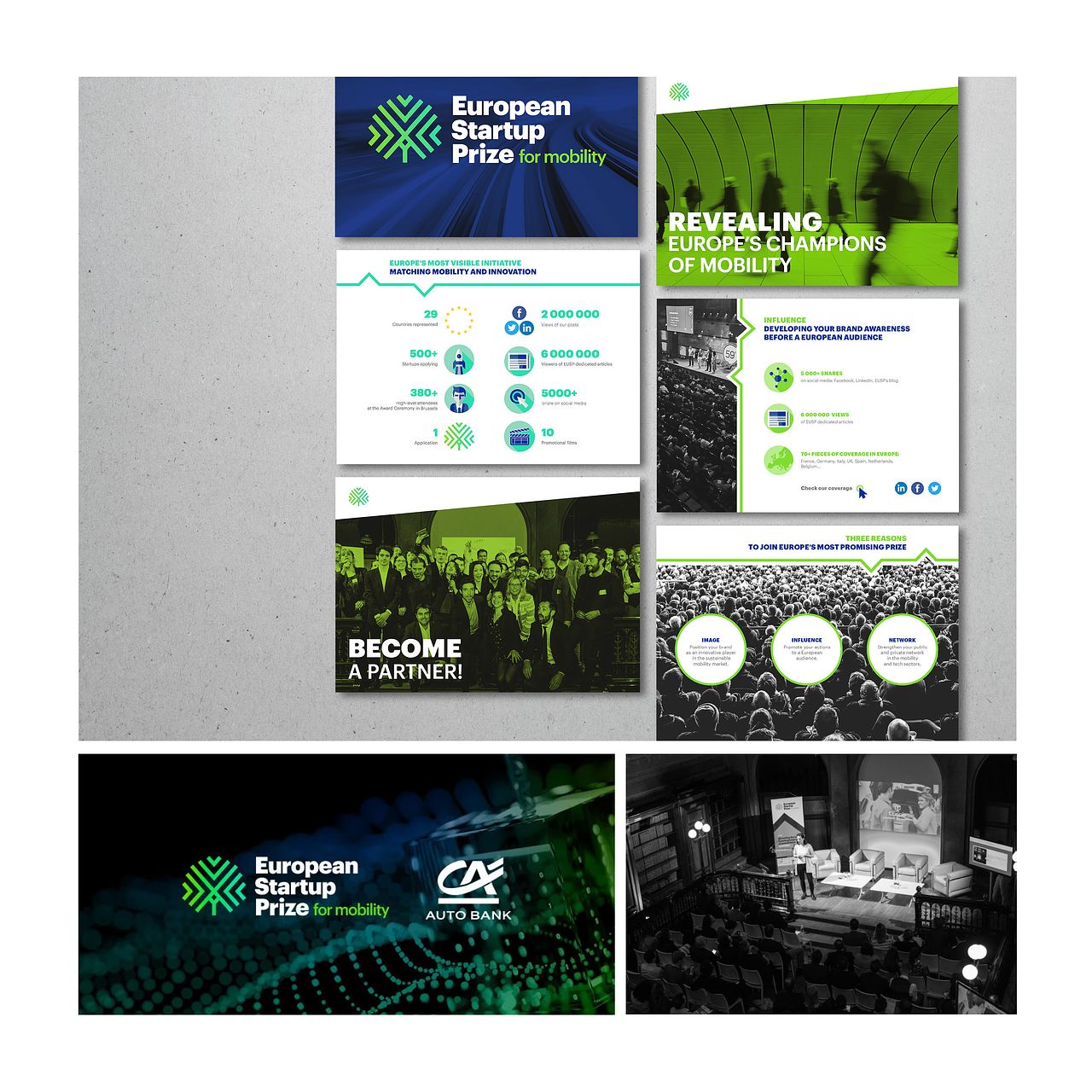 Pitch desk European Startup Prize for Mobility