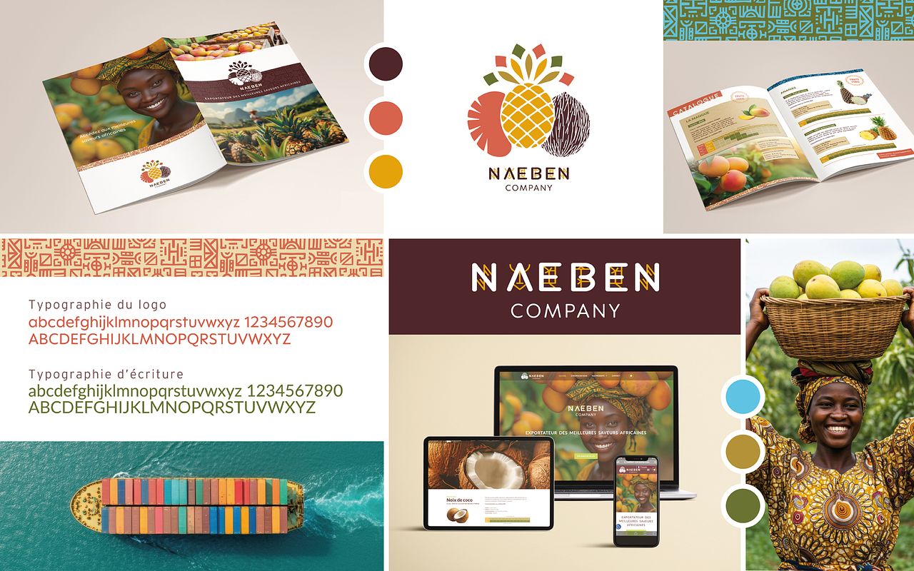NAEBEN Company - Logo, Charte graphique, site web