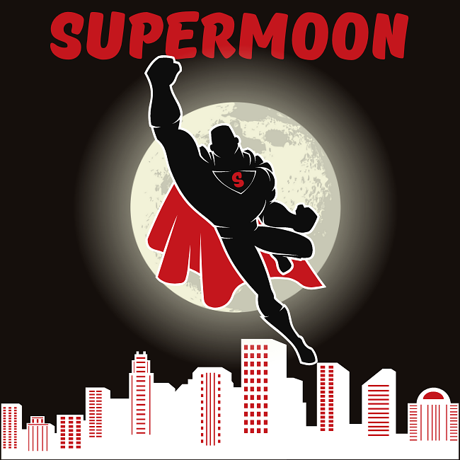 Post Instagram SUPERMOON