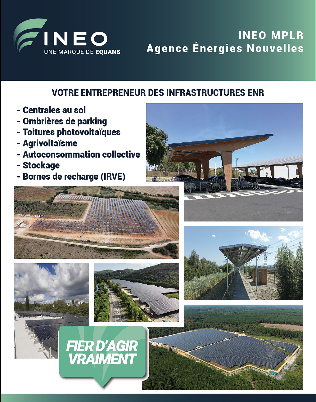 Affiche corporate – INEO MPLR Énergies Nouvelles