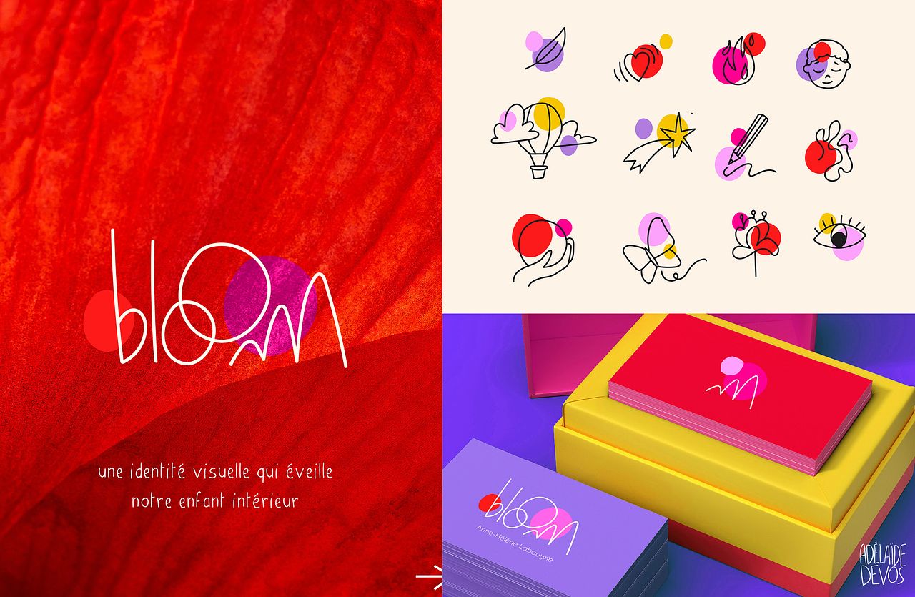 Logo, charte graphique et icônes BLOOM