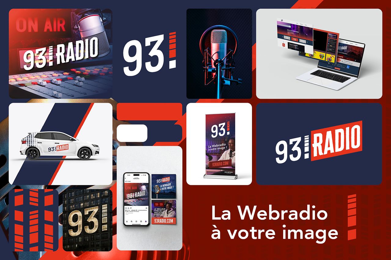 Identité visuelle // 93 Radio 📻