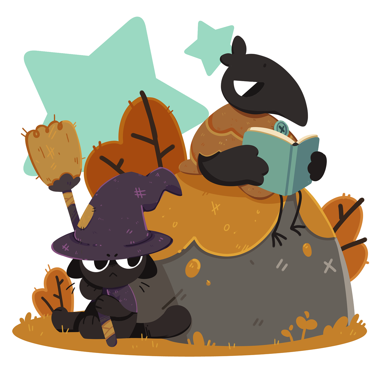 Witchy Friends Illustration