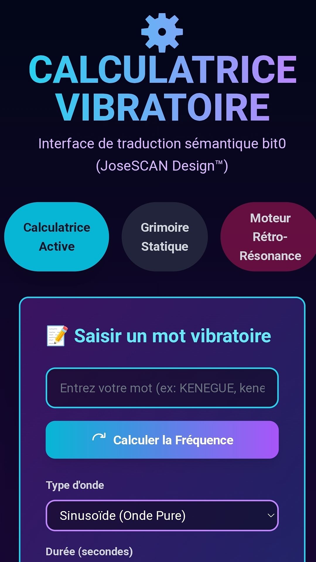 Application web ou mobile.