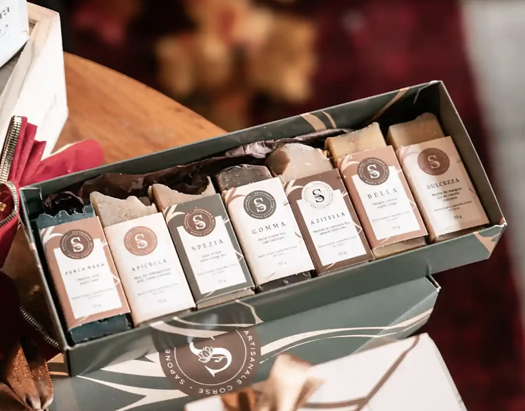 Packagings coffret et savons artisanaux
